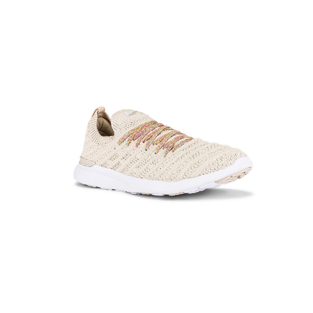 APL TechLoom Wave Sneakers in Parchment, Multi & White